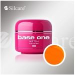 neon 2 Orange base one żel kolorowy gel kolor SILCARE 5 g